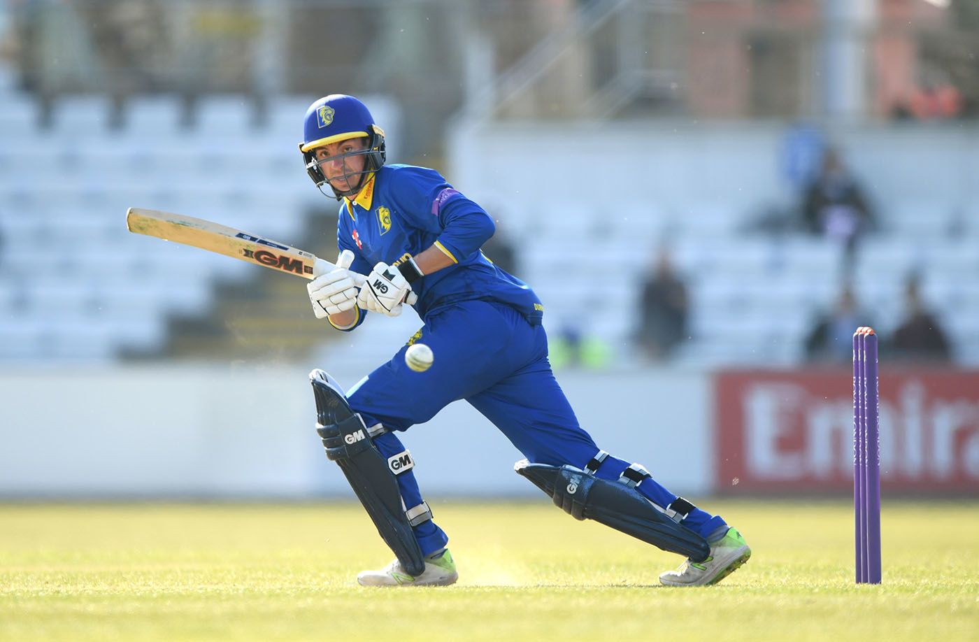 Durham batsman Michael Richardson hits out