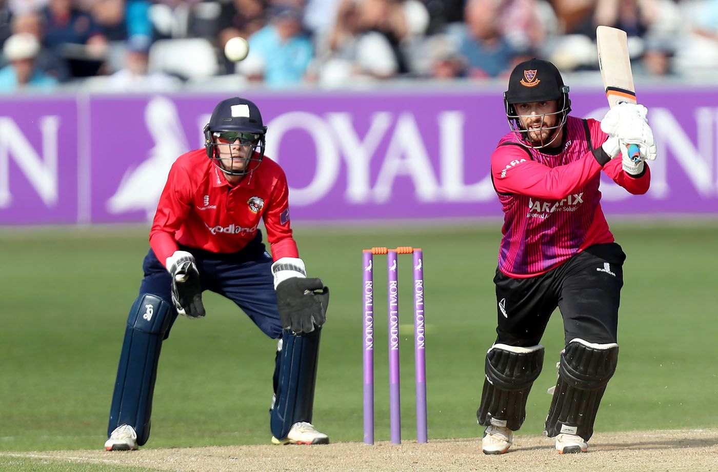 Will Beer of Sussex in batting action