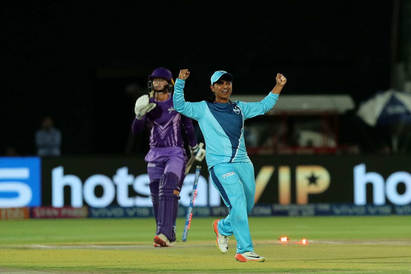 Anuja Patil dismissed Danielle Wyatt for a duck