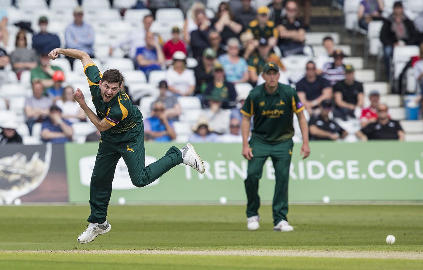 Harry Gurney in delivery stride