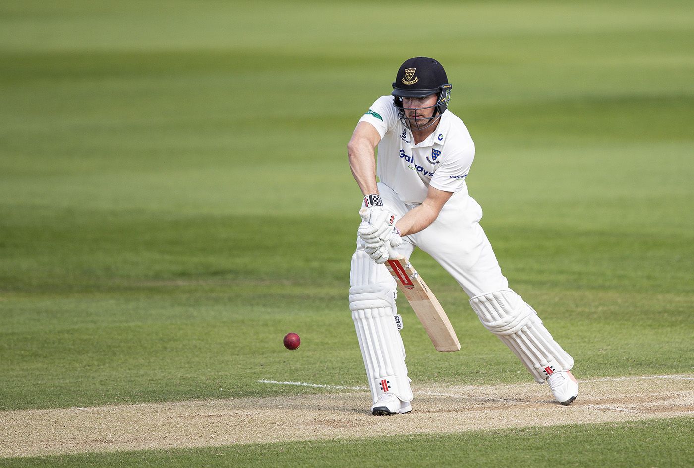 Stiaan van Zyl gets on to the front foot