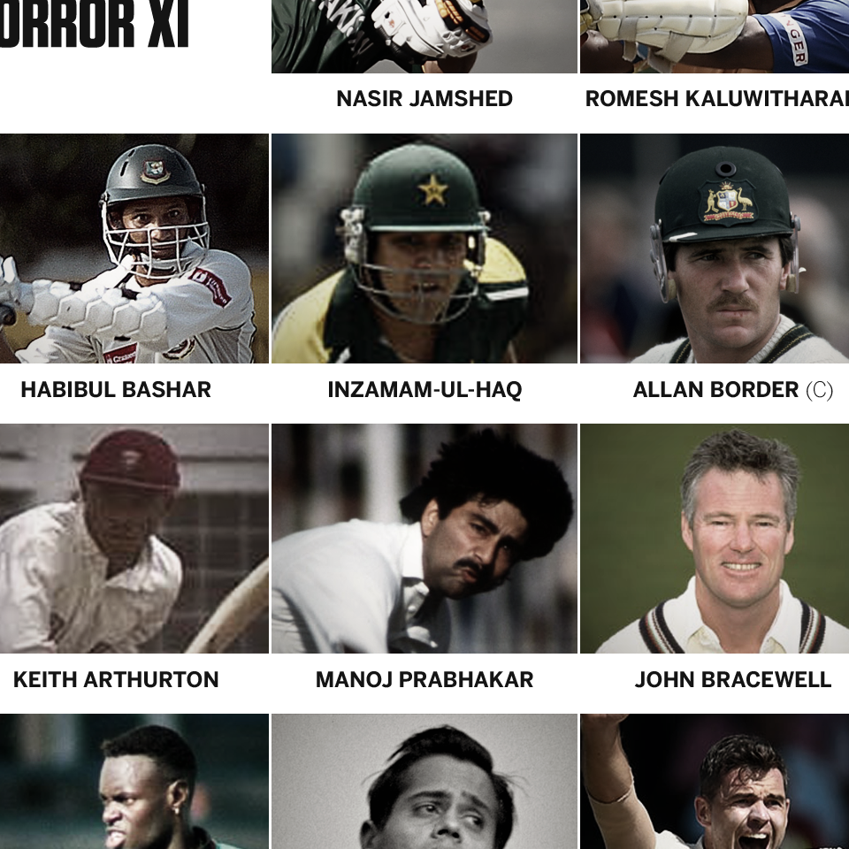 The World Cup horror XI