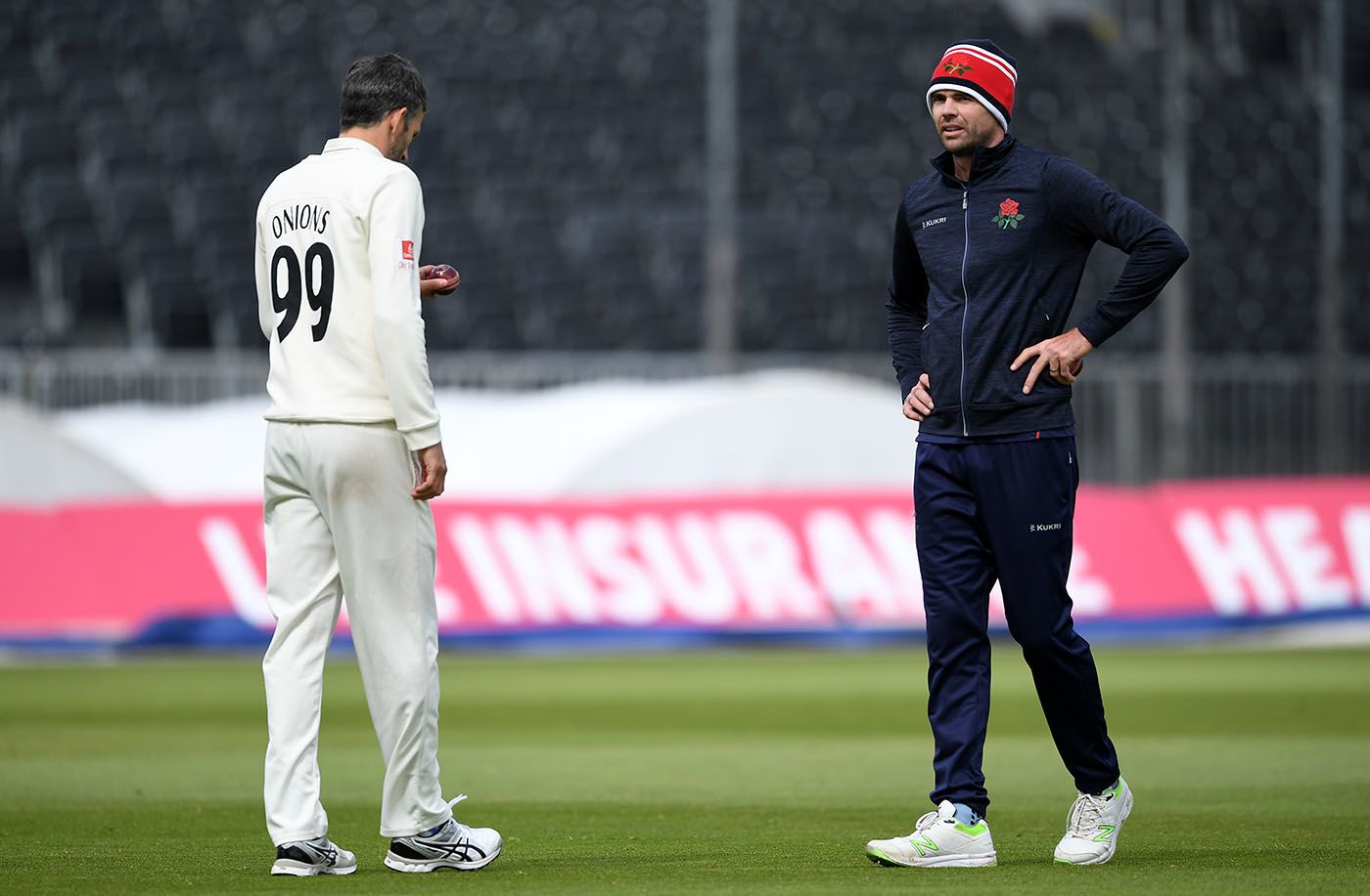 Graham Onions and James Anderson