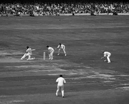 Clive Lloyd sweeps against England at Lord's