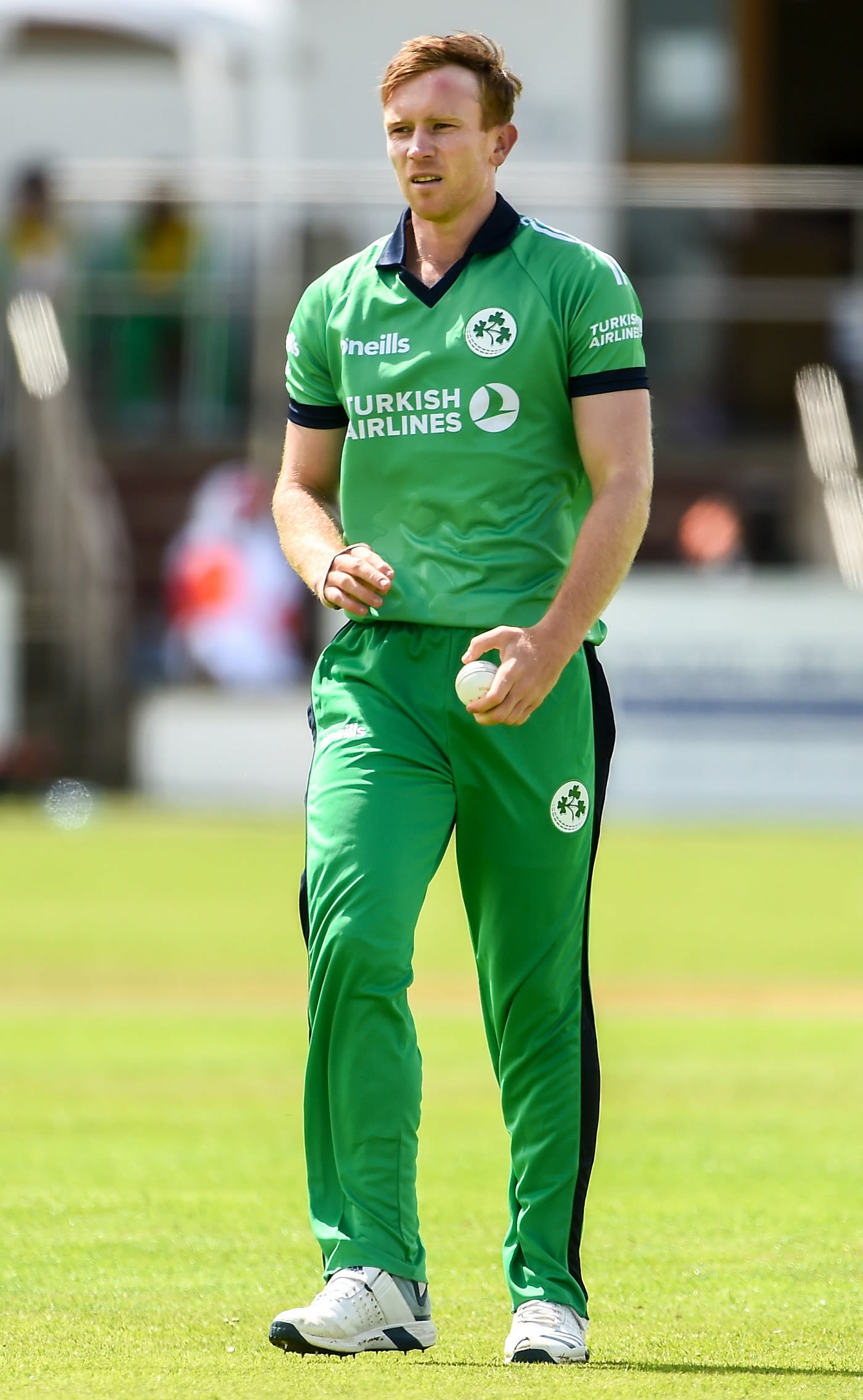 Shane Getkate gets ready to bowl during his ODI debut