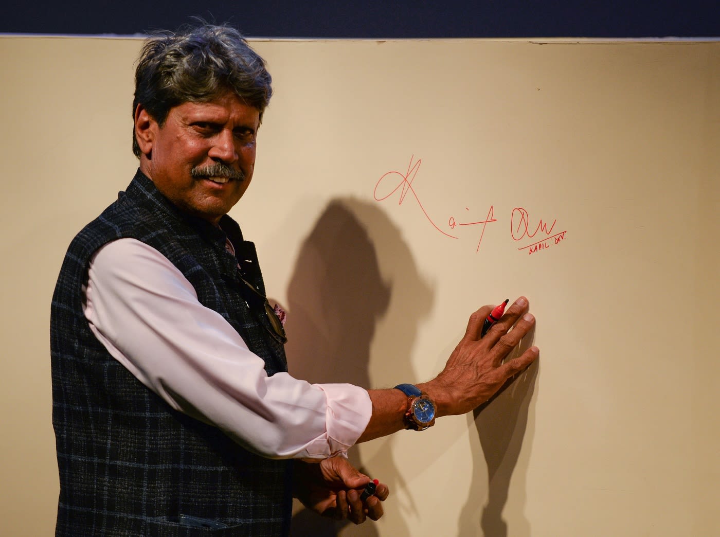 Kapil Dev is all smiles