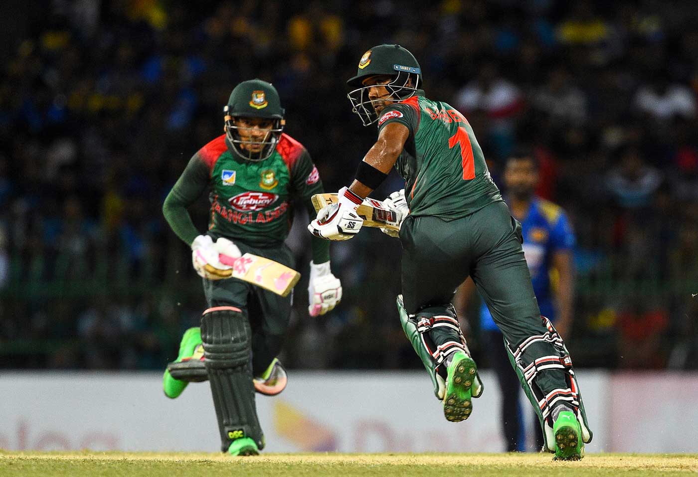 Sabbir Rahman takes off for a run