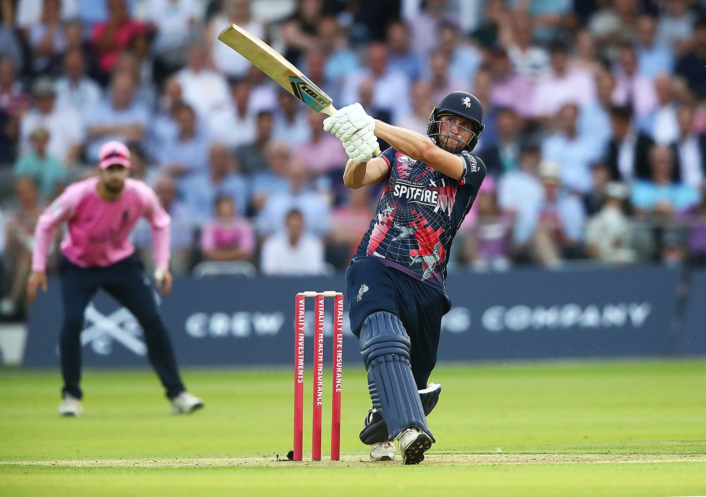 Alex Blake of Kent bats