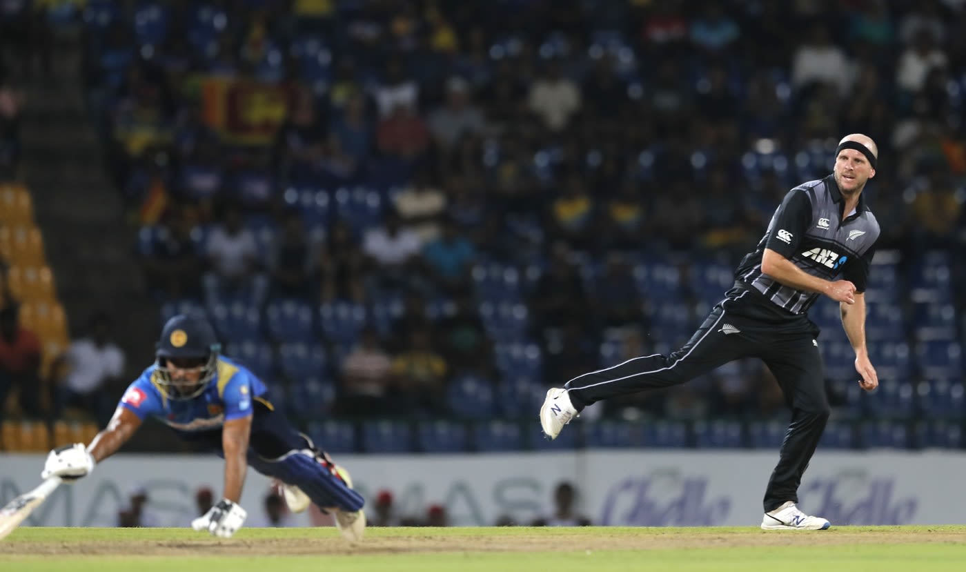 Seth Rance attempts a run-out