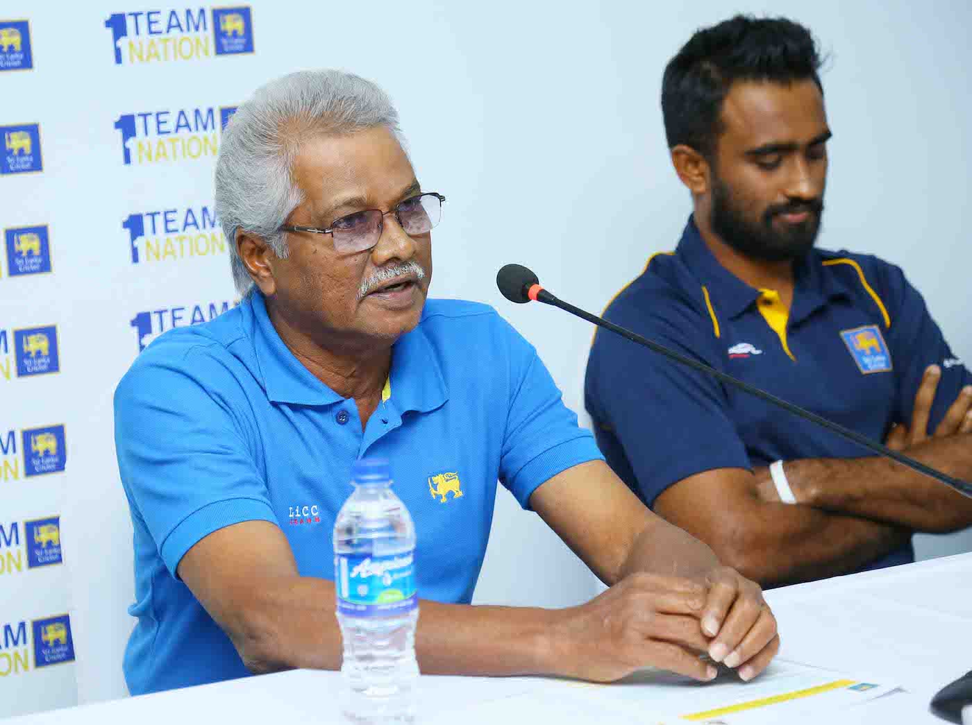 Sri Lanka A coach Roy Dias in a pre-series press conference
