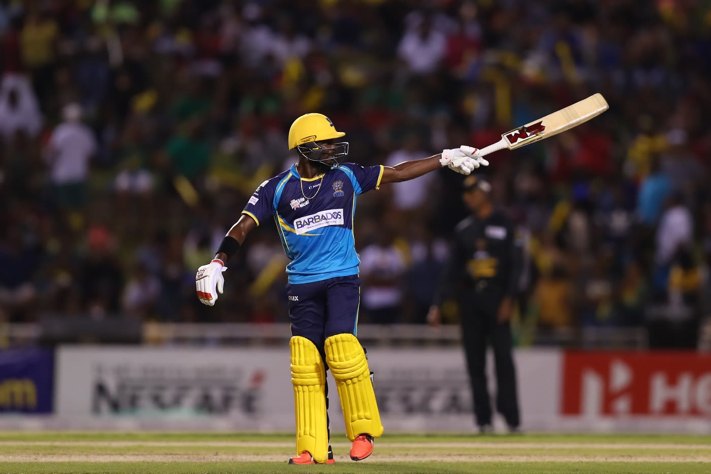 Jonathan Carter got his second CPL fifty on the biggest stage