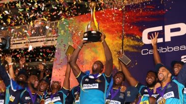 Barbados Tridents end Guyana Amazon Warriors' 11-win streak to win second CPL title