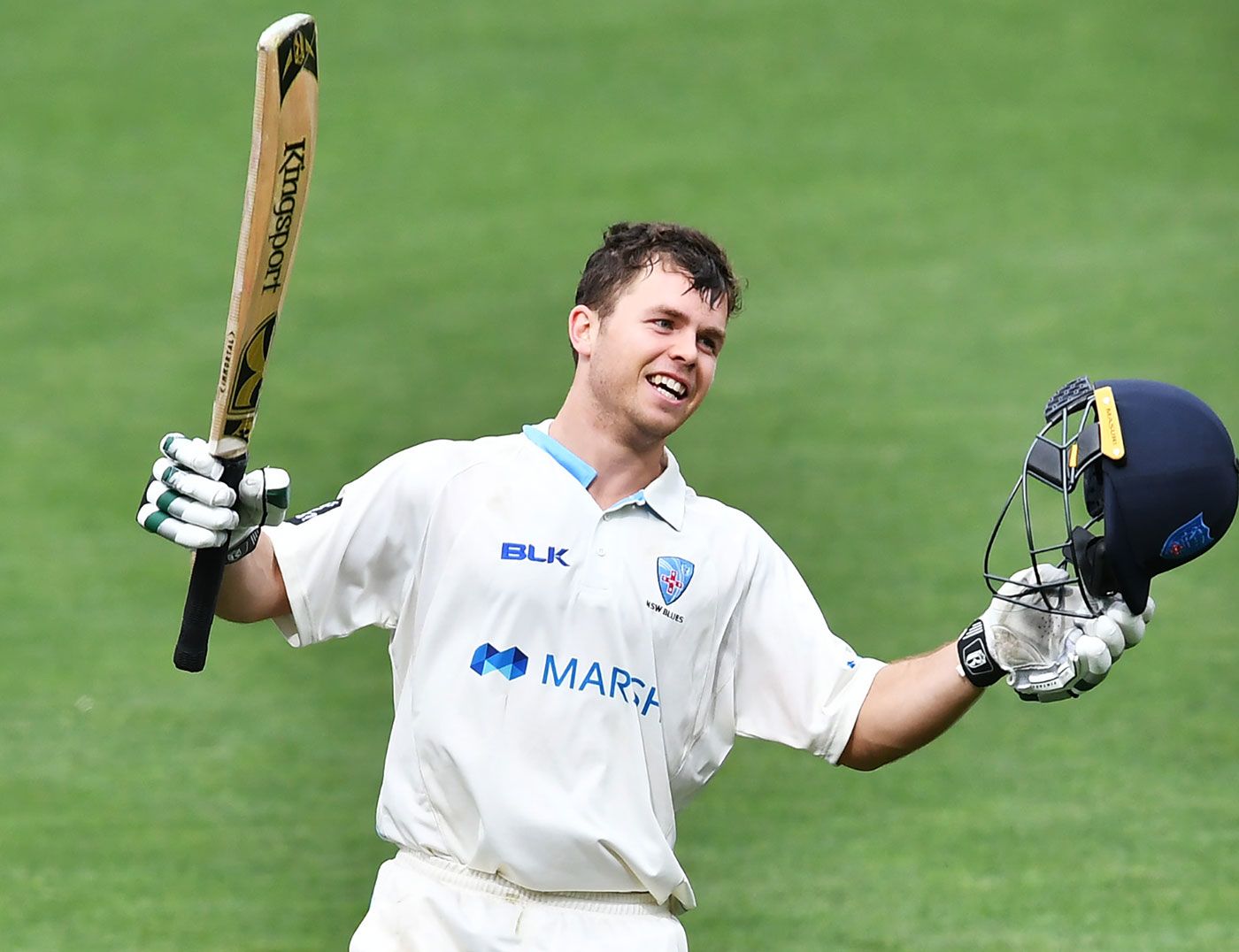 Daniel Solway hit a century on his first-class debut