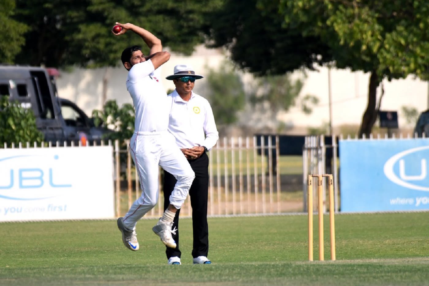 Sohail Tanvir in his delivery stride