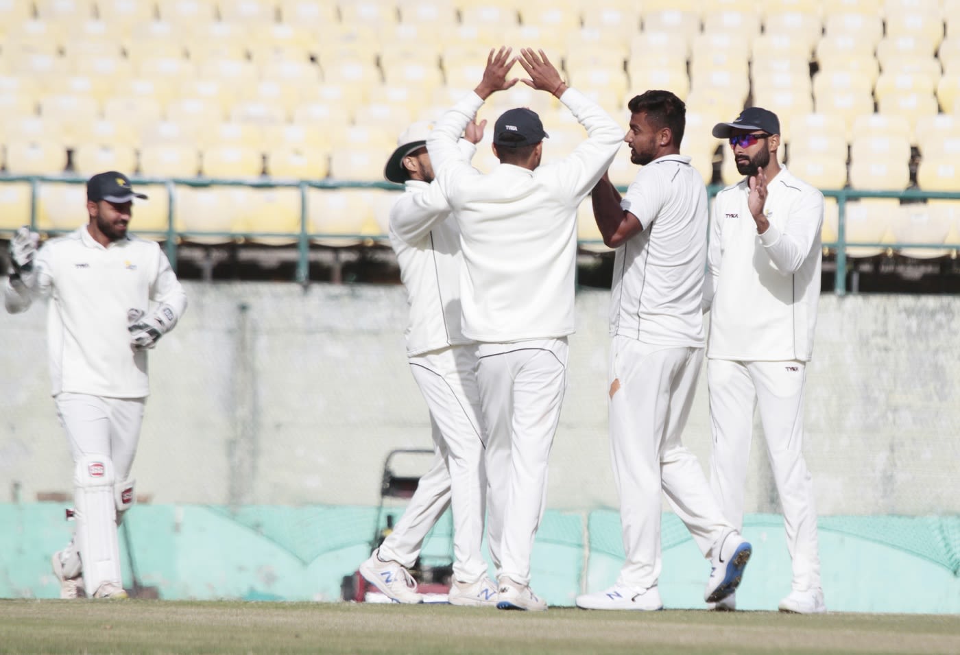 Pankaj Jaswal picked up a bunch of middle-order wickets