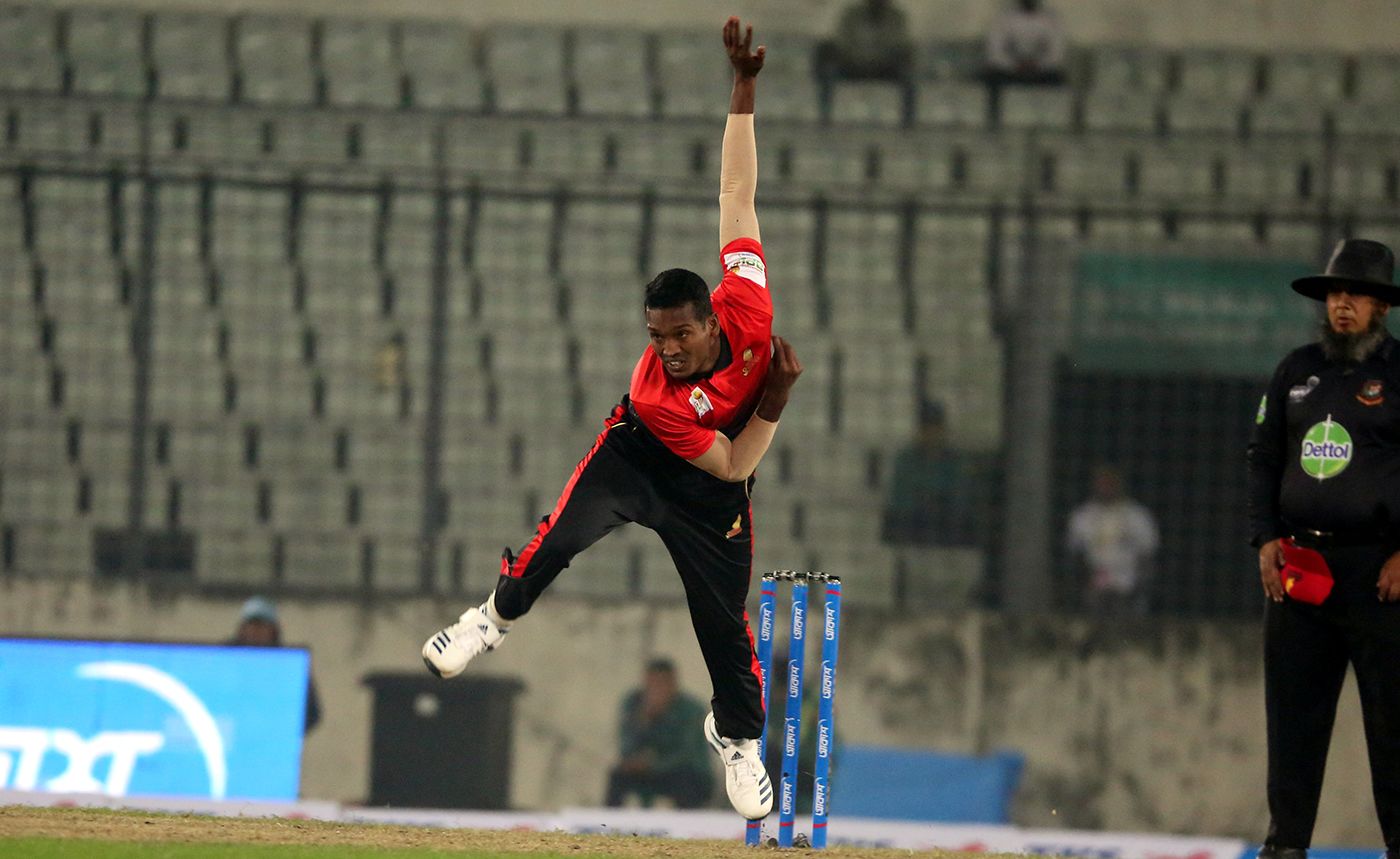 Al-Amin Hossain bowls