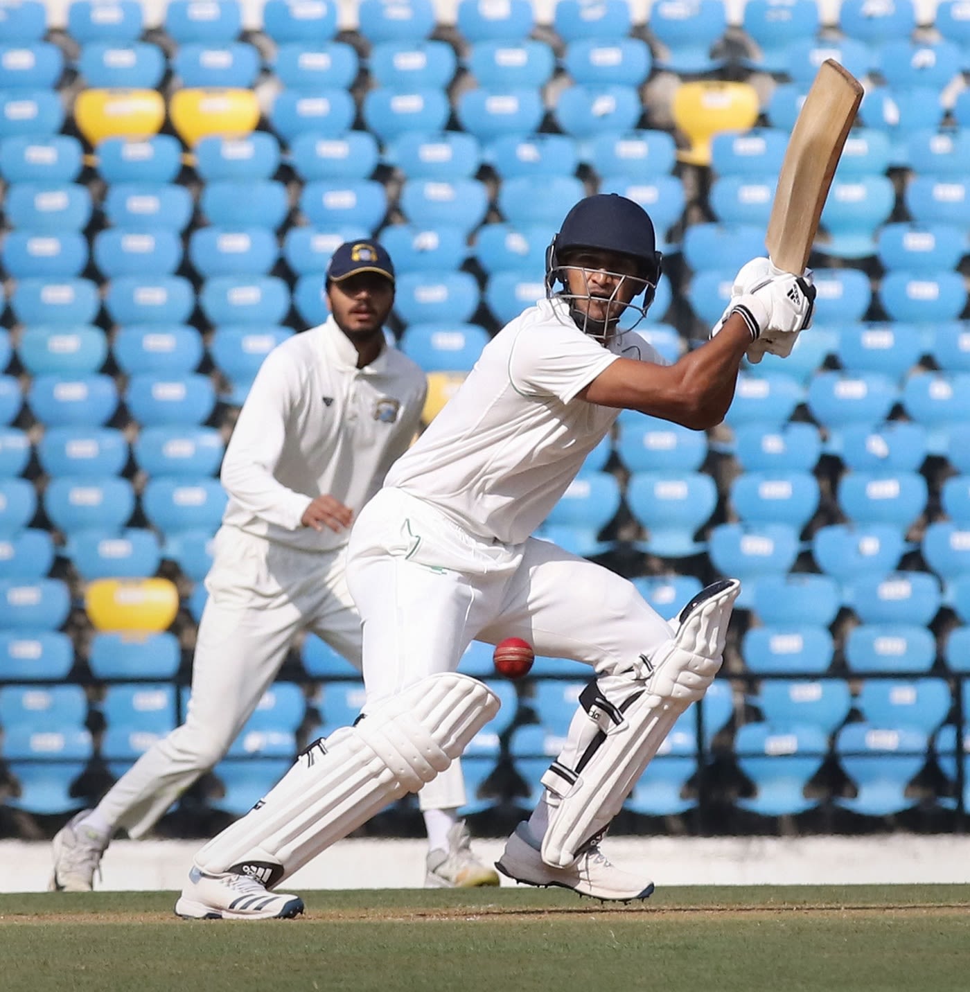 Ganesh Satish scored a century to lead Vidarbha's charge with the bat