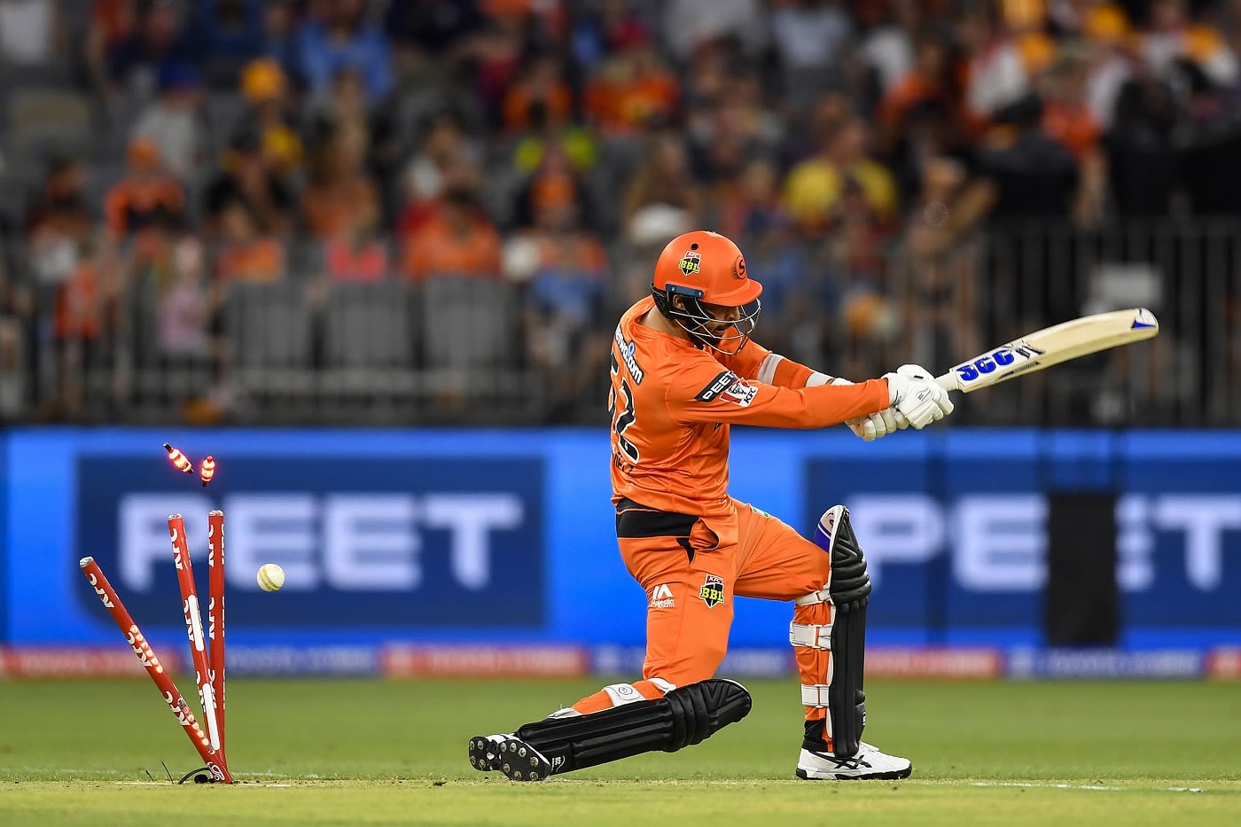Fawad Ahmed and the rest of the Perth Scorchers had a day to forget