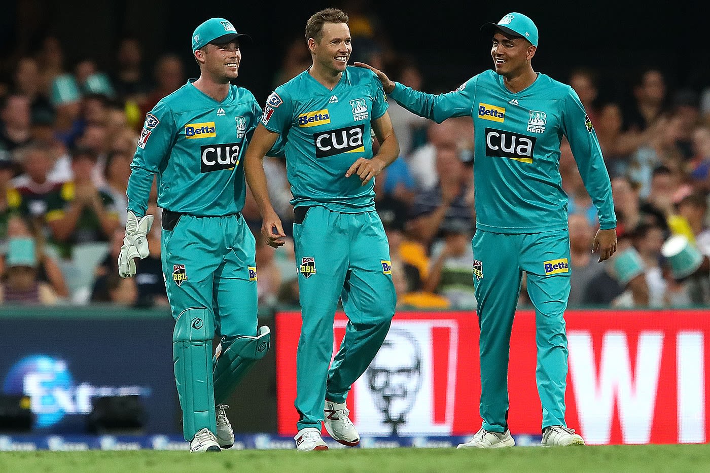 Ben Laughlin was the most successful of the Heat bowlers