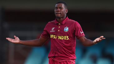 Nyeem Young stars with bat and ball as West Indies thump England