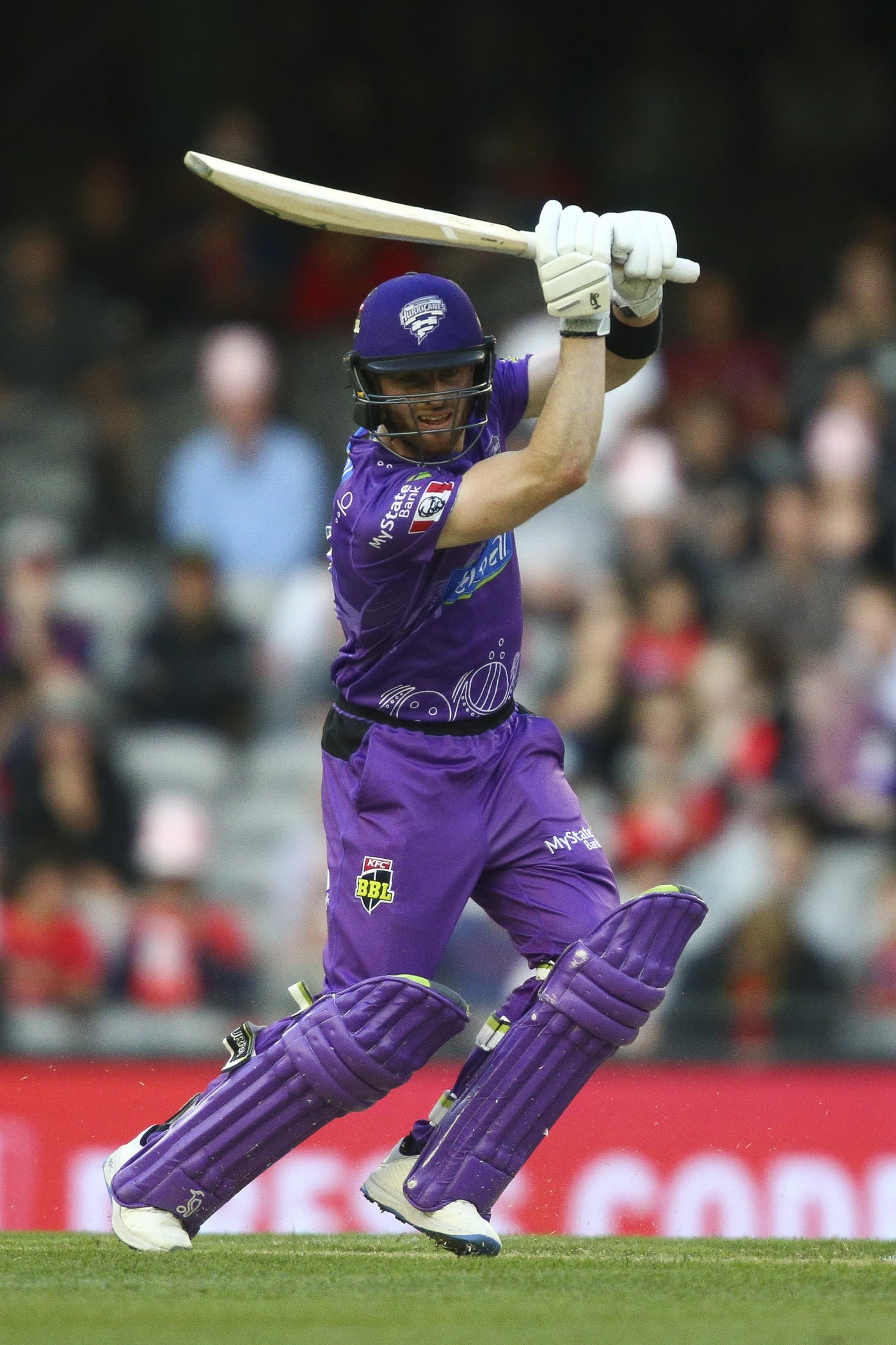 Mac Wright batted through the Hurricanes innings
