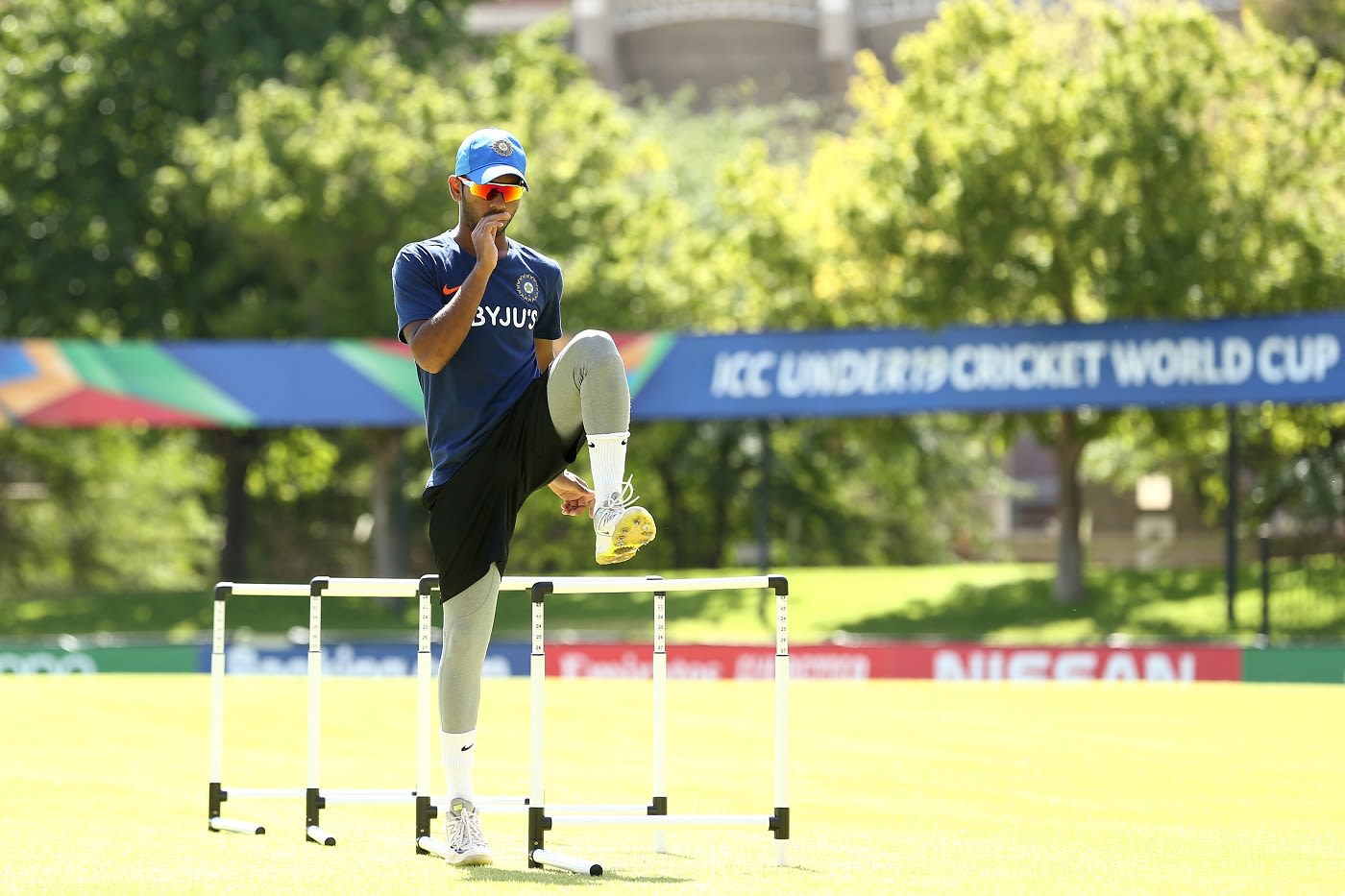 Siddhesh Veer in action at training