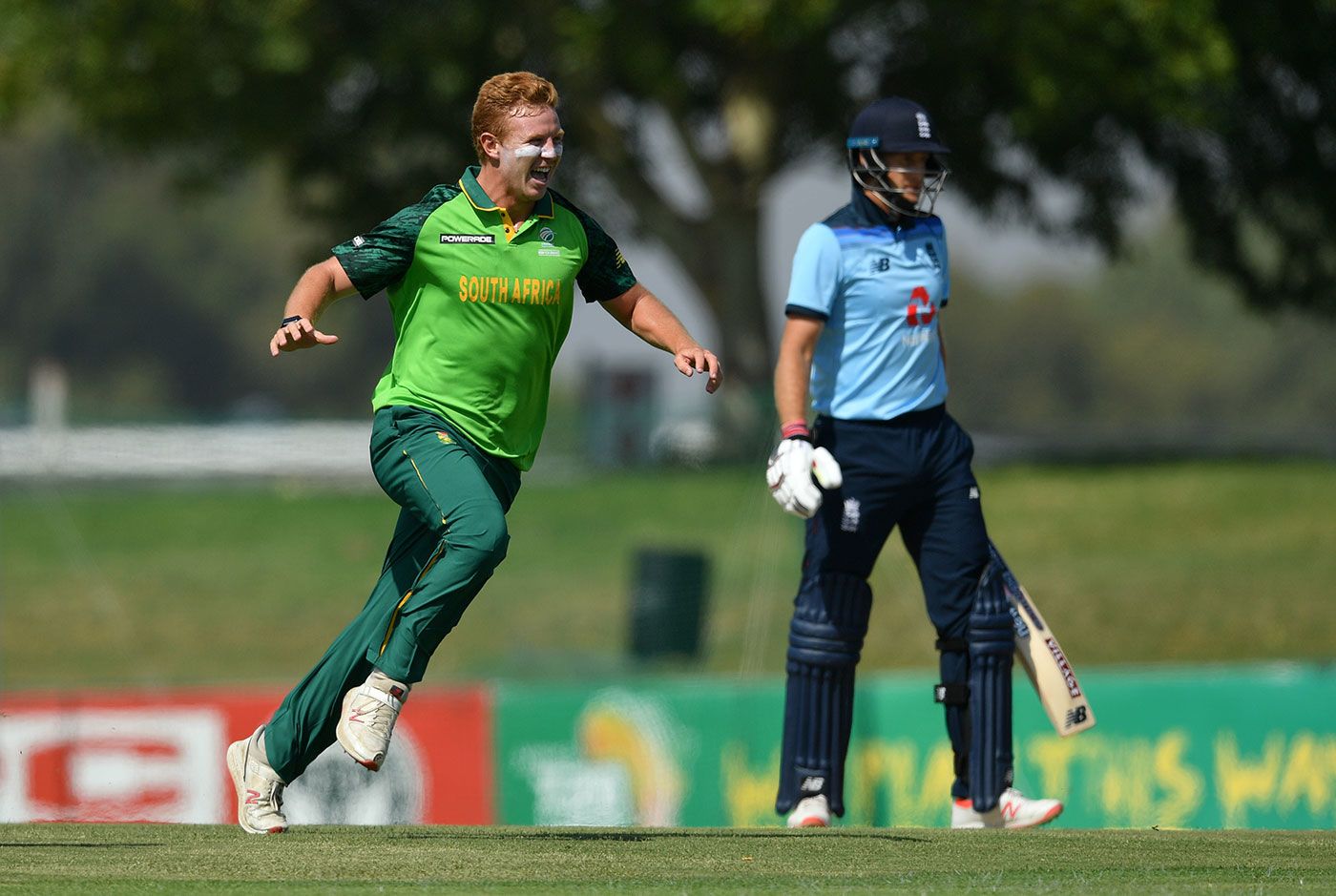 Stephan Tait was in the wickets against England