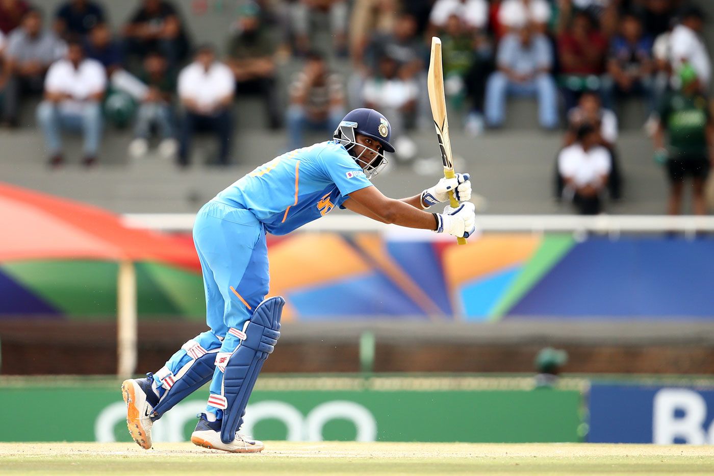 Divyaansh Saxena flicks through the leg side