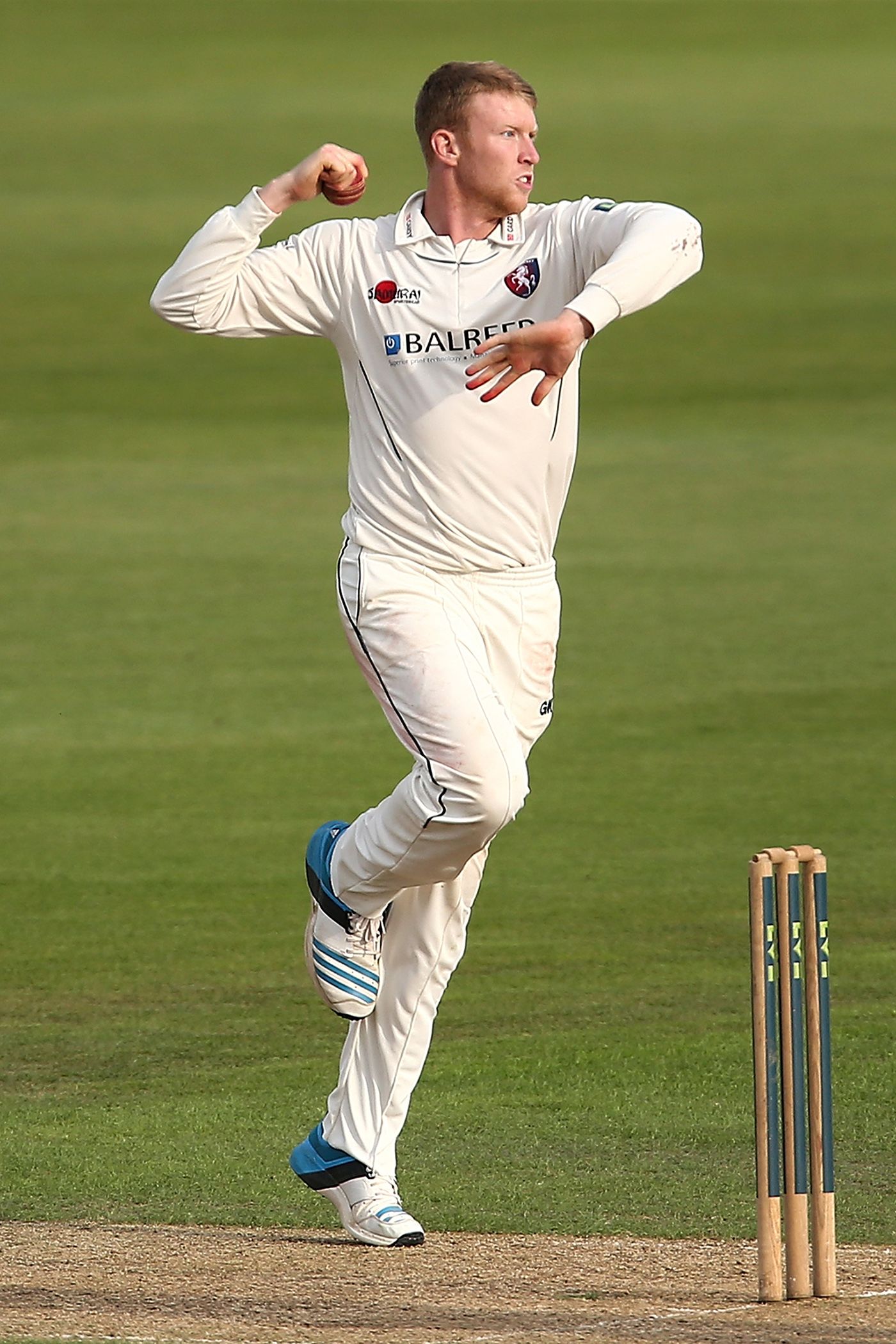 Adam Riley took 57 first-class wickets in 2014, more than any other English spinner