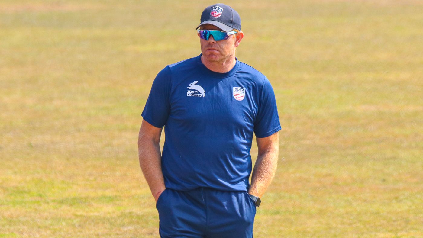 Interim coach James Pamment surveys the scene after a grim defeat