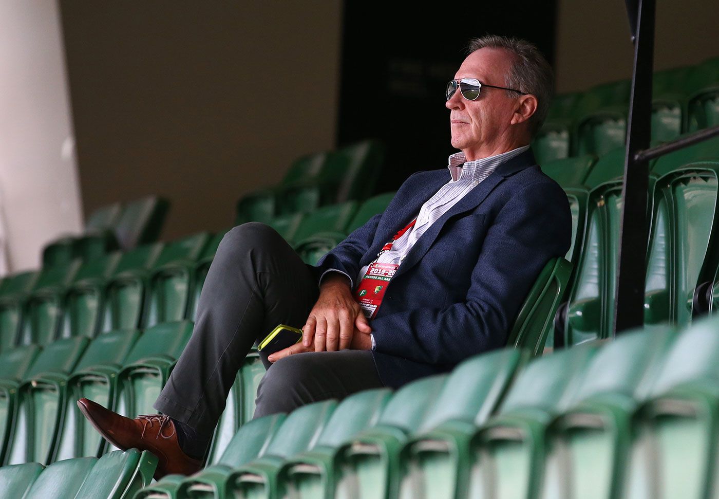 Trevor Hohns watches Australia A struggle against England Lions
