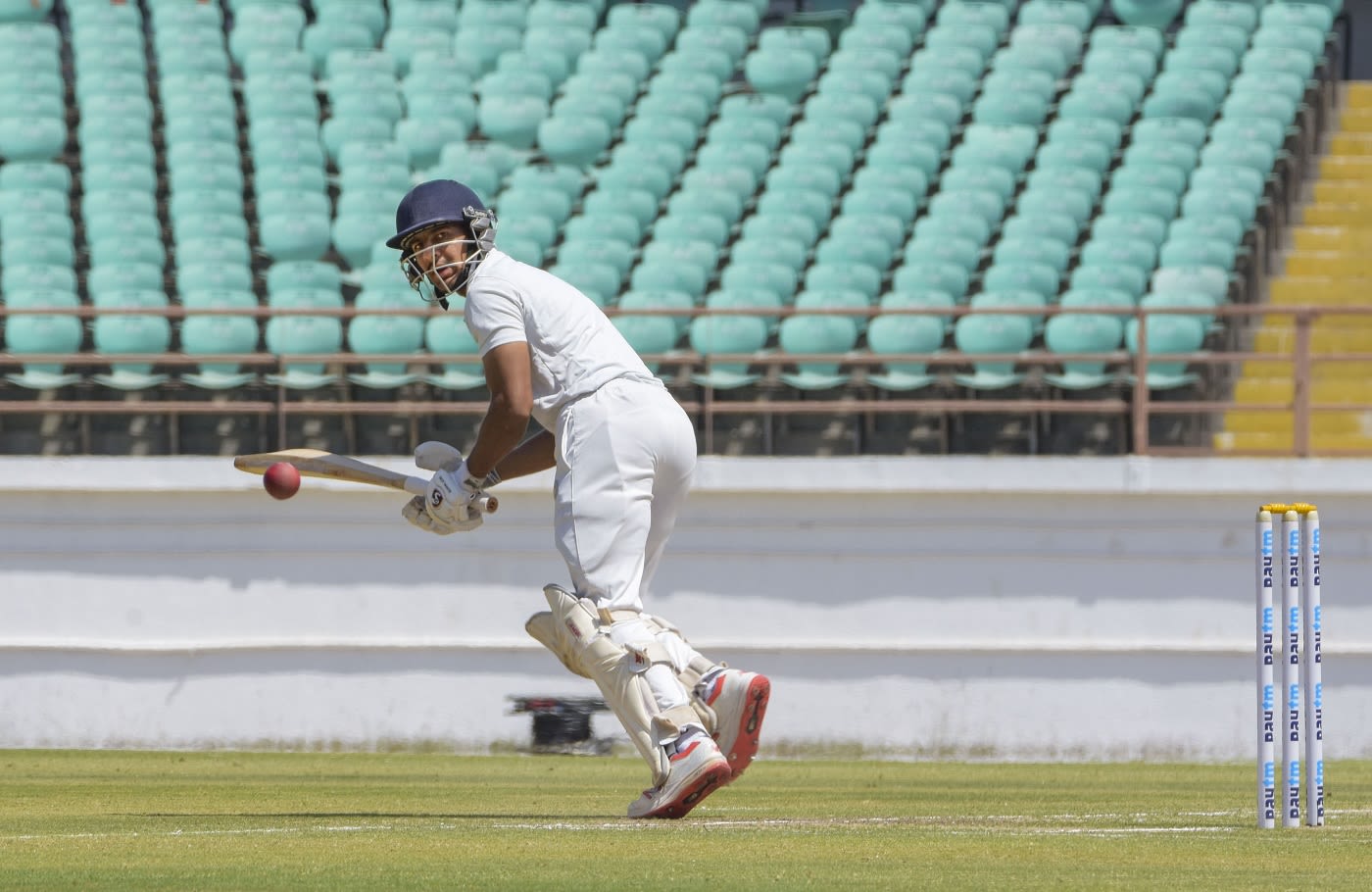 Vishvaraj Jadeja hit a half-century but admitted the pitch was a tough one