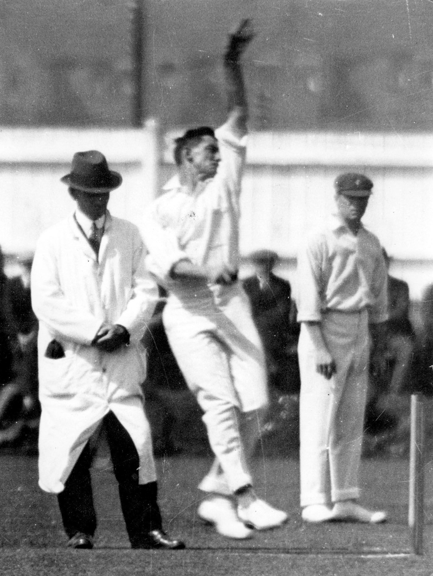Ted McDonald prepares to deliver the ball