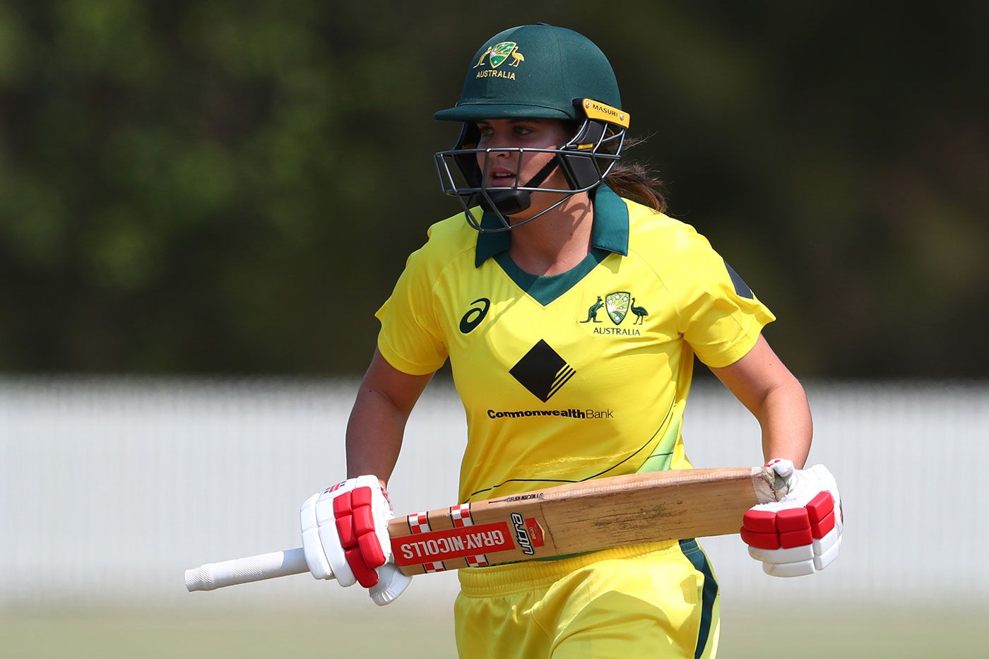 Josie Dooley in action against India A