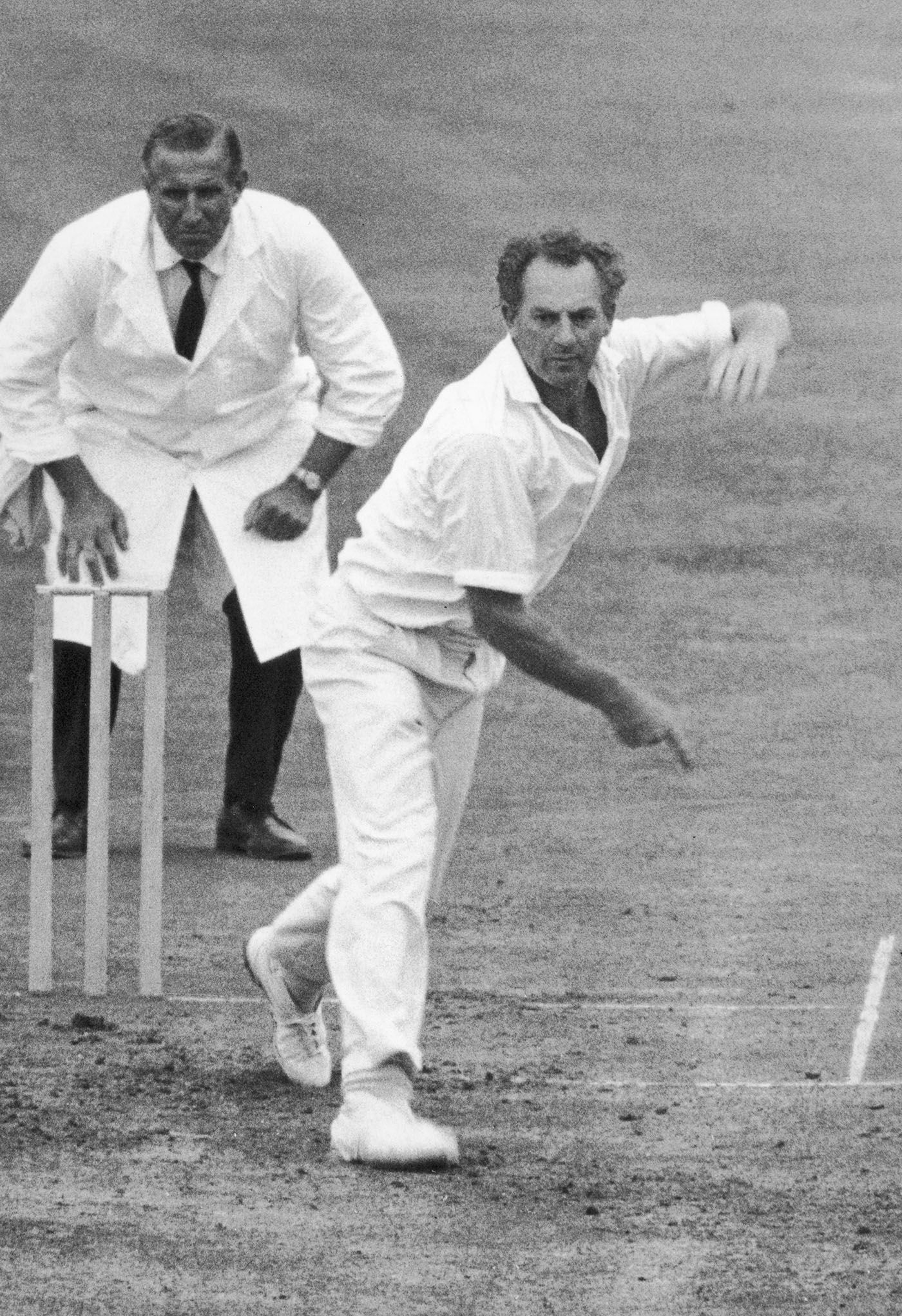 Don Shepherd took his 2000th first-class wicket during Glamorgan's Championship-winning summer