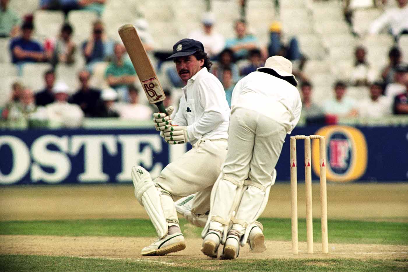 Allan Lamb made 109 in the second innings