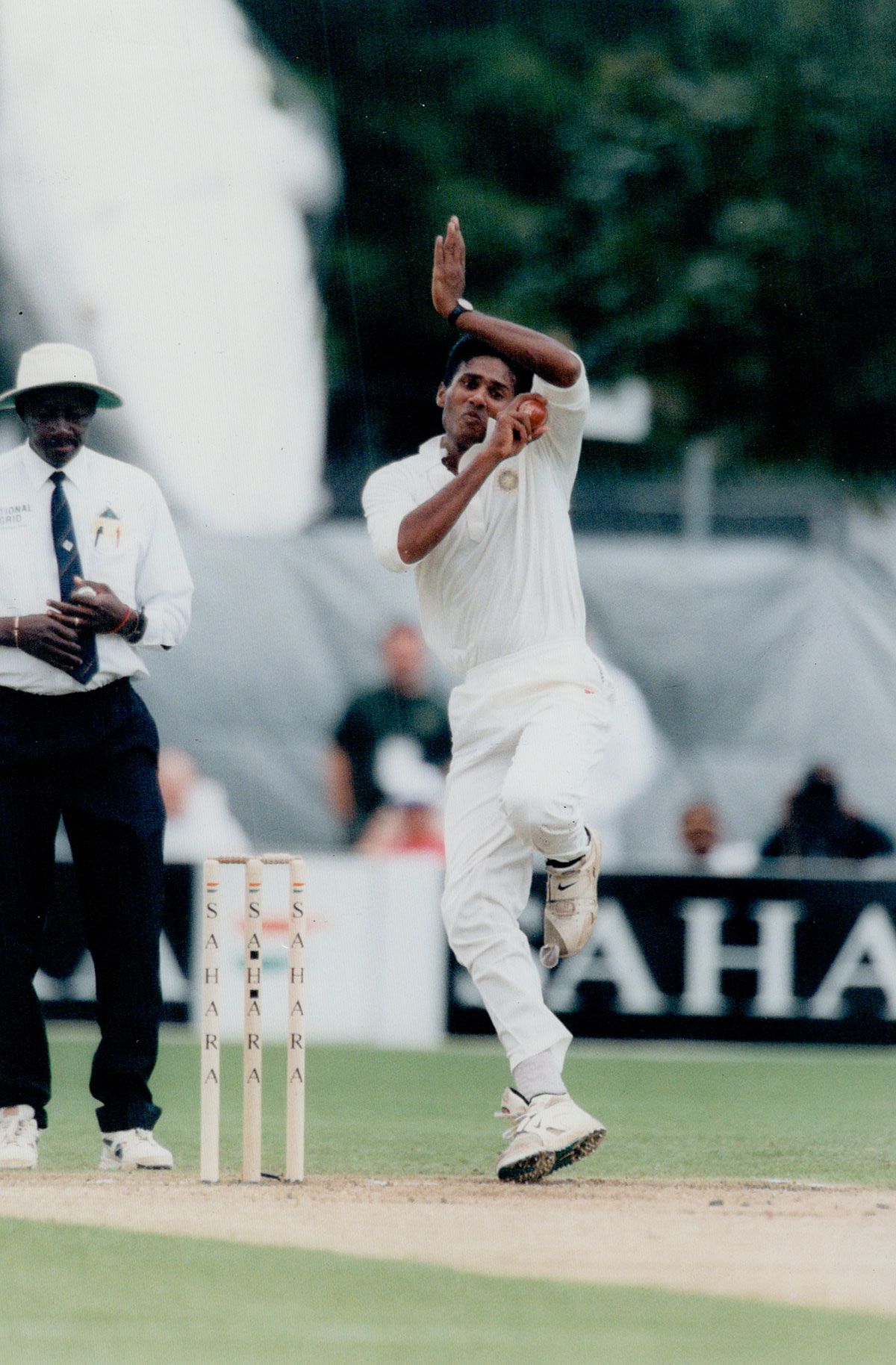 Abey Kuruvilla bowls