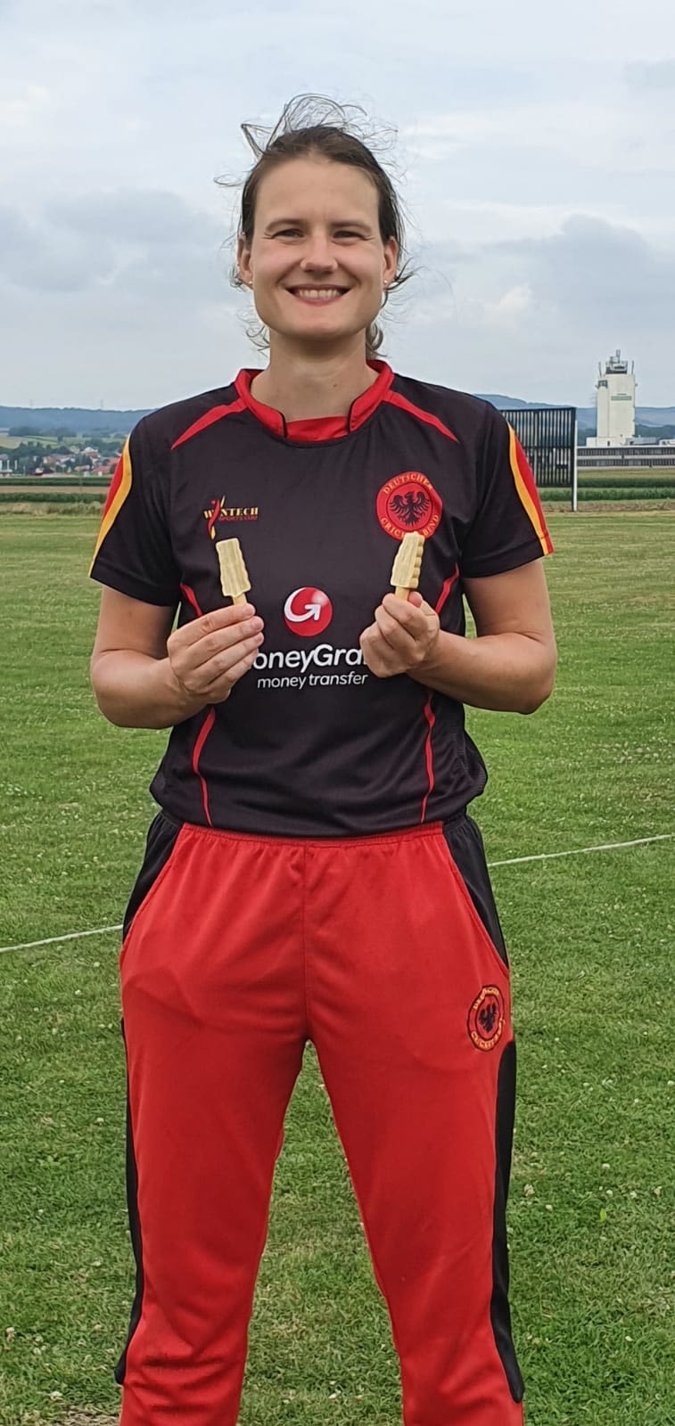 Medium-pacer Anne Bierwisch took 4 for 7 in the final match against Austria