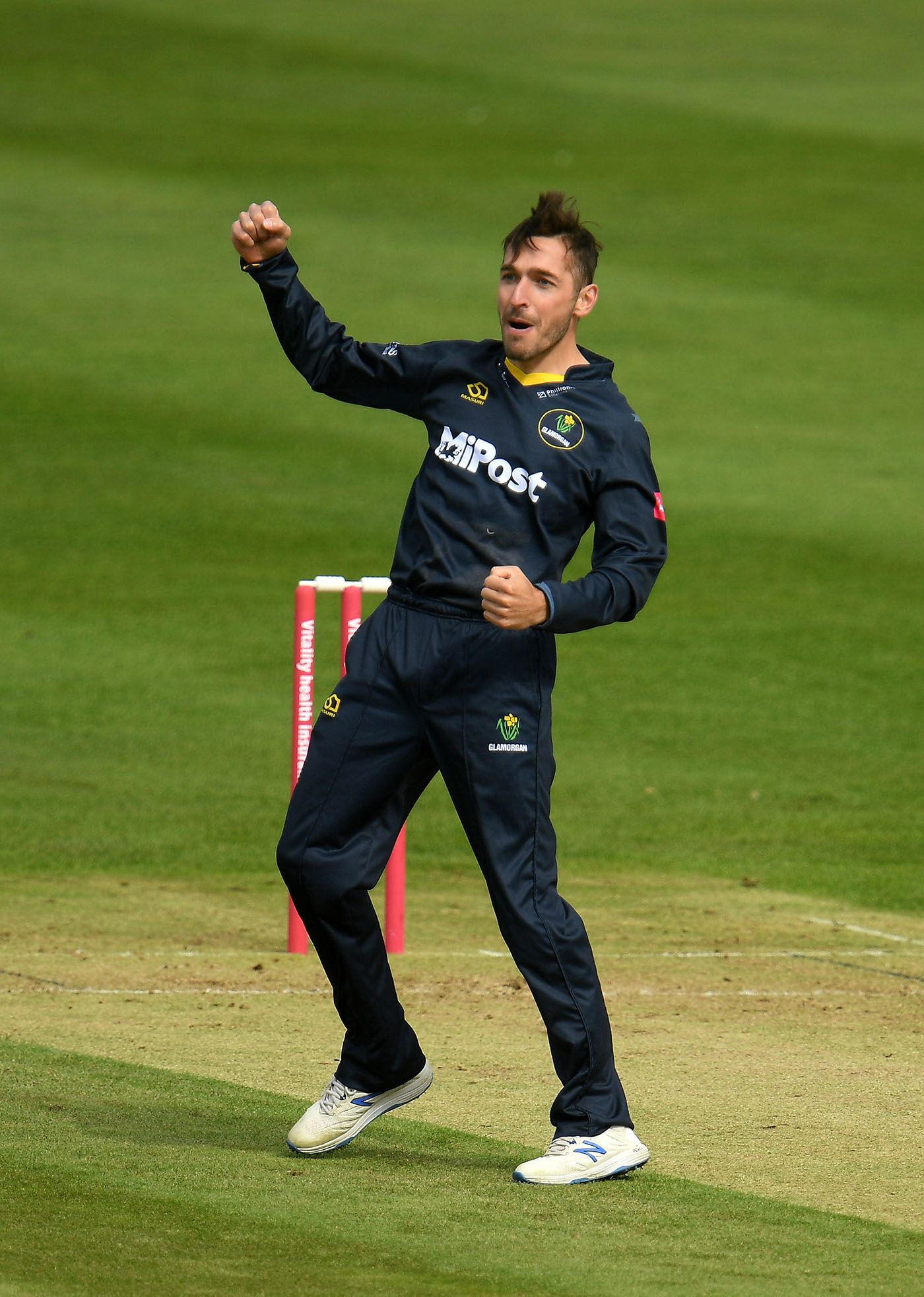 Andrew Salter starred with the ball