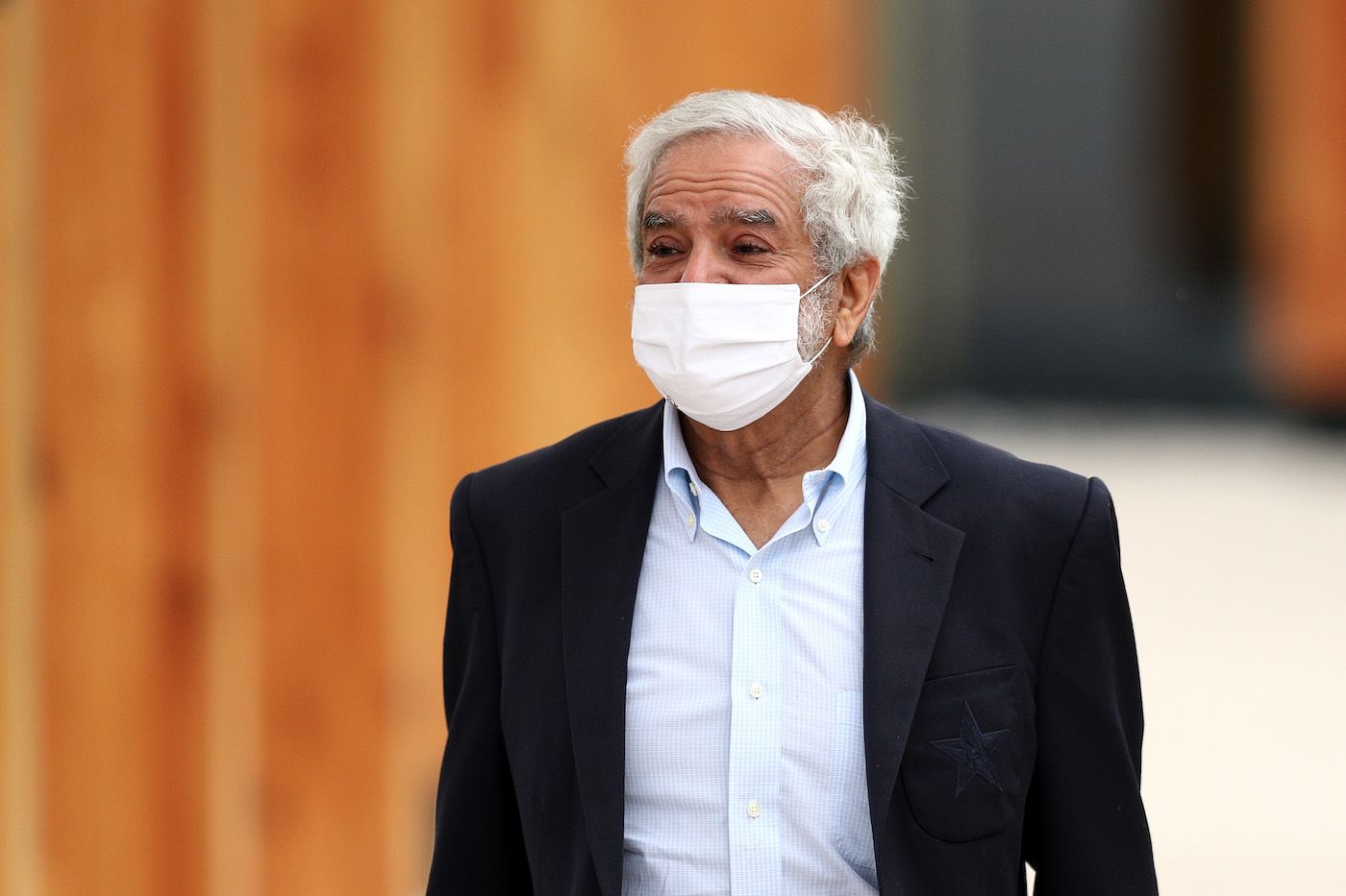 Ehsan Mani arrives at the Manchester airport