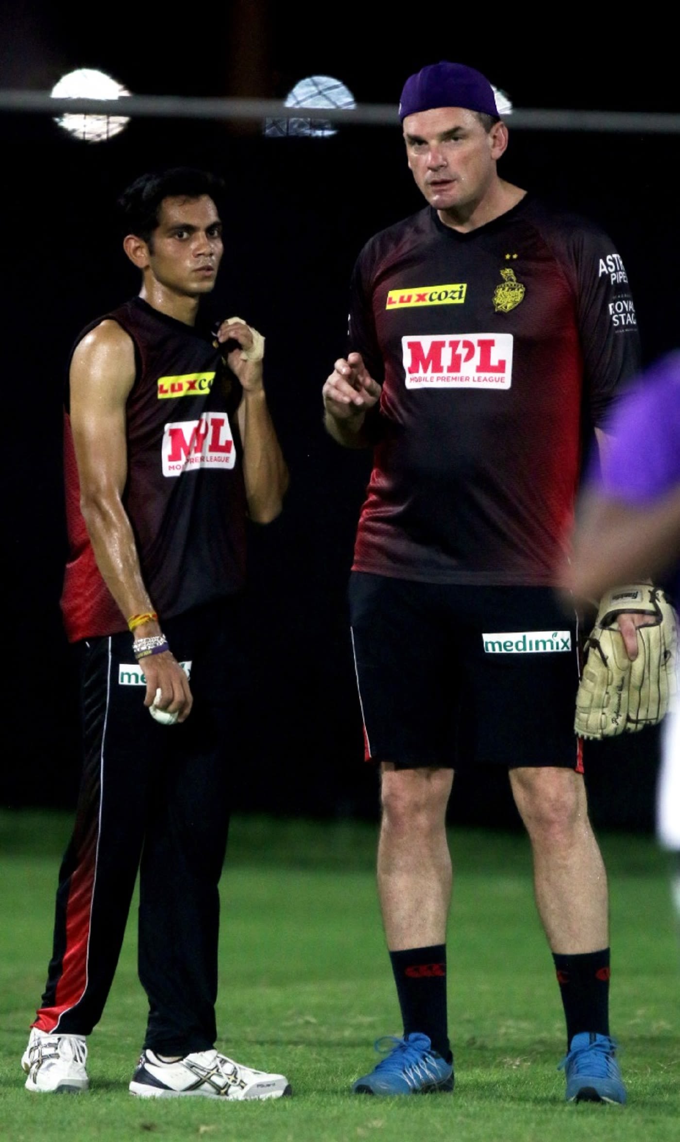 Kyle Mills shares a point with Kamlesh Nagarkoti
