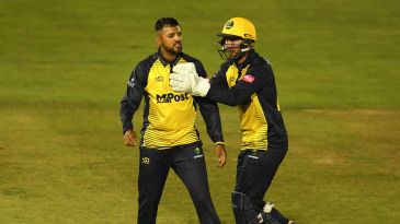 Prem Sisodiya leads rout as Northants are crushed by Glamorgan