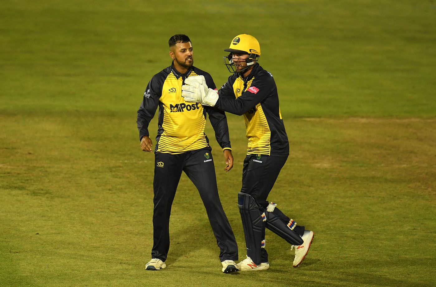 Prem Sisodiya celebrates a breakthrough