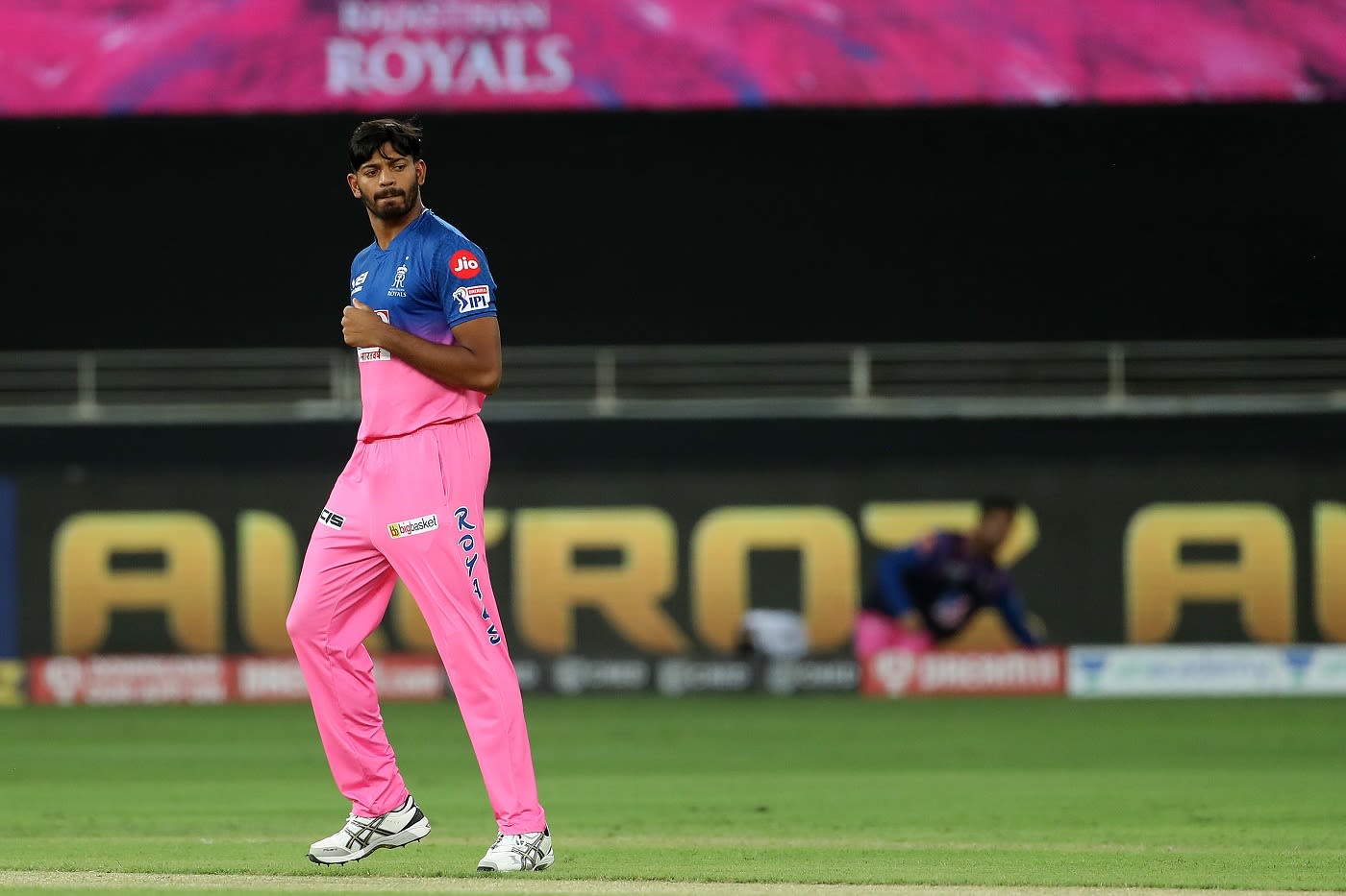 Ankit Rajpoot shared the new ball for Rajasthan Royals