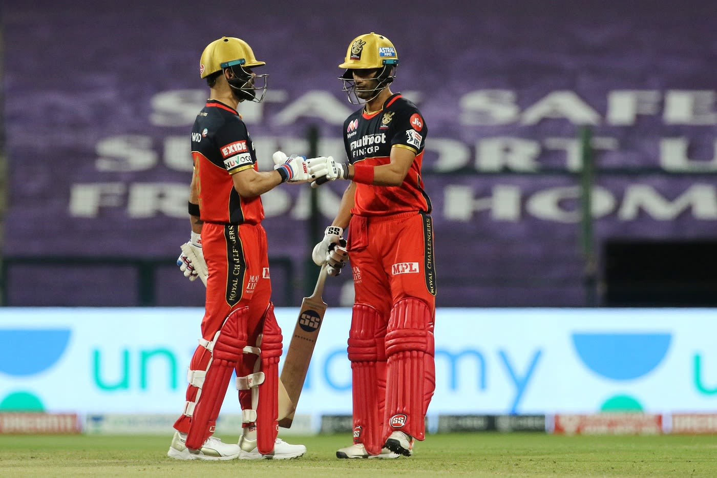 Virat Kohli gives some glove love to Gurkeerat Singh Mann