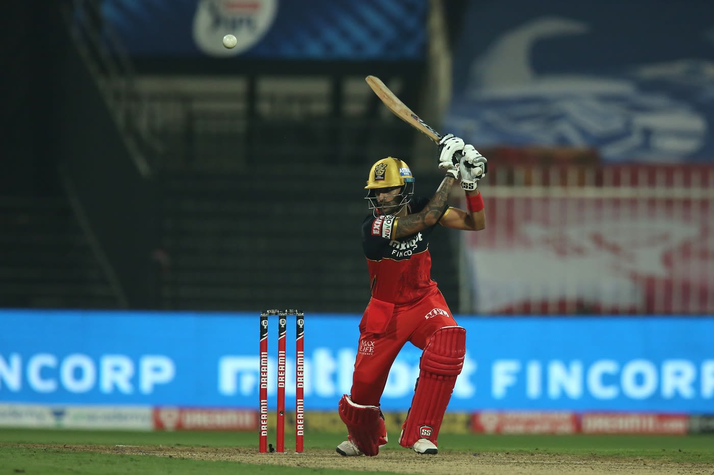 Gurkeerat Mann drives through the covers