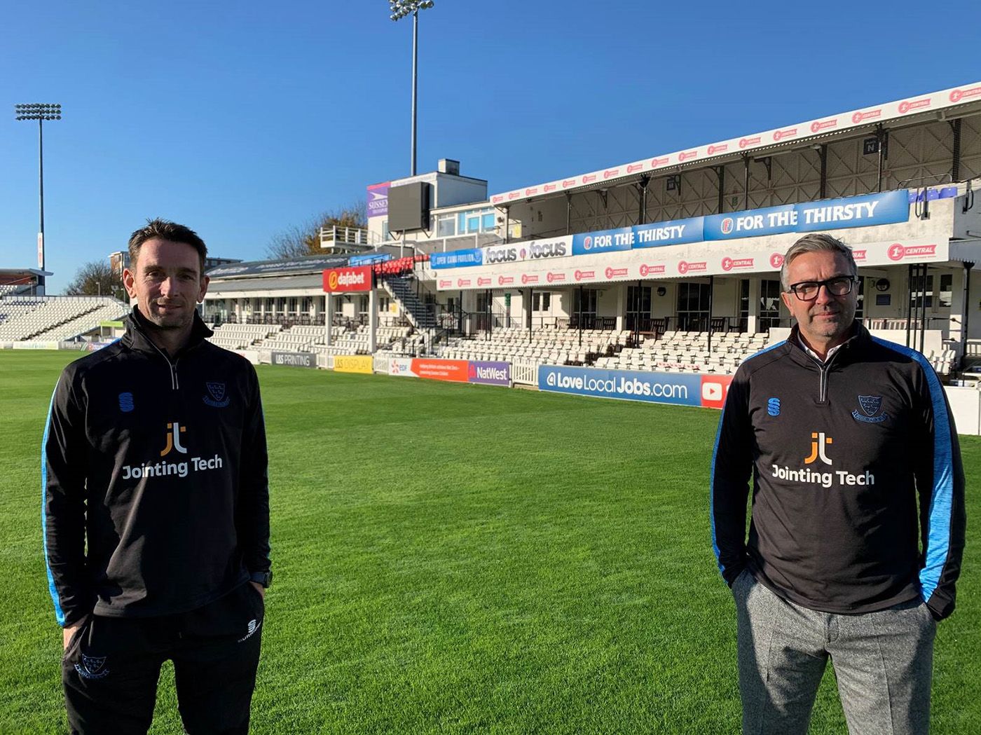 James Kirtley and Ian Salisbury will split head-coaching responsibilities at Sussex