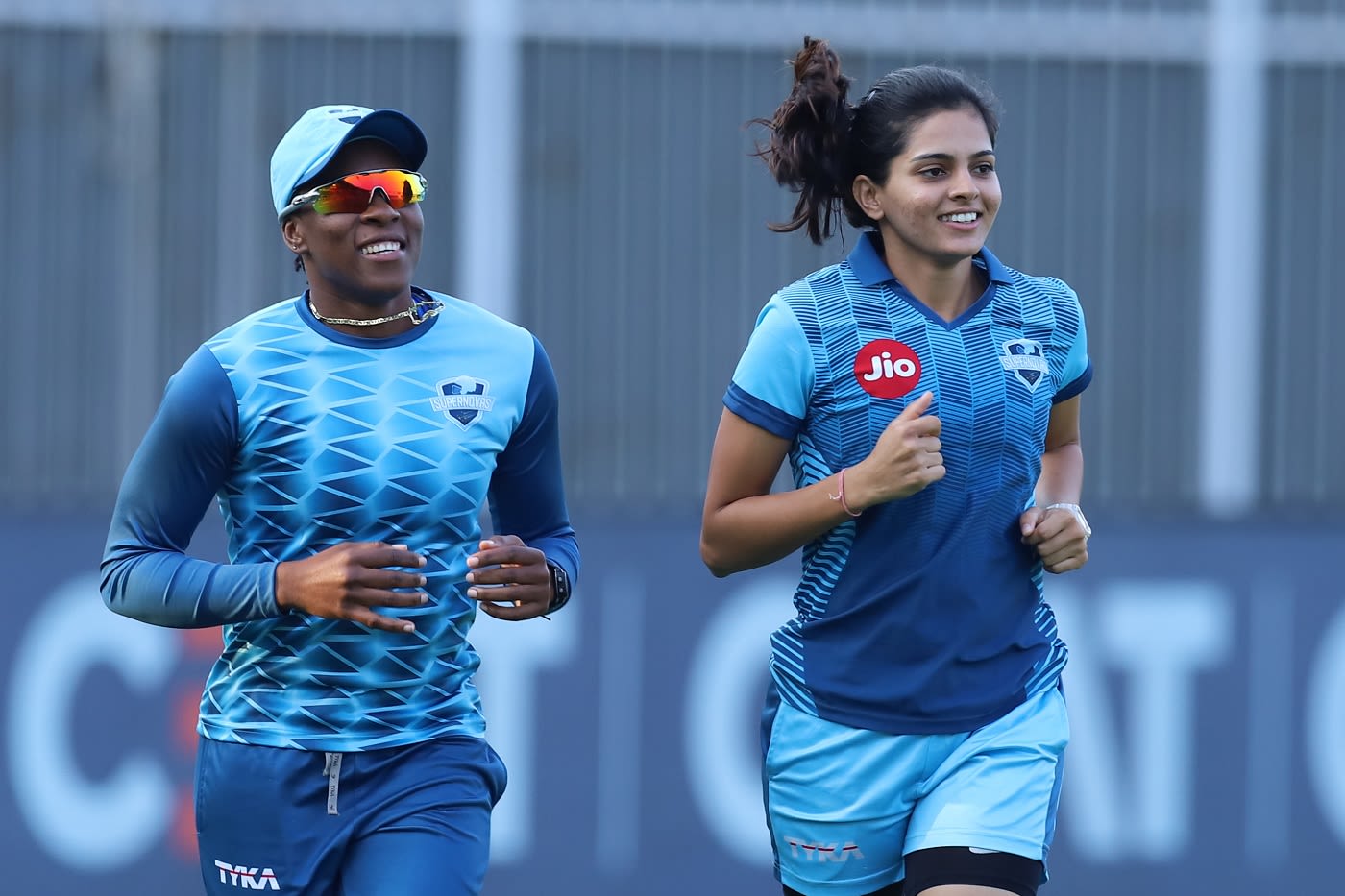 Shakera Selman and Priya Punia warm up