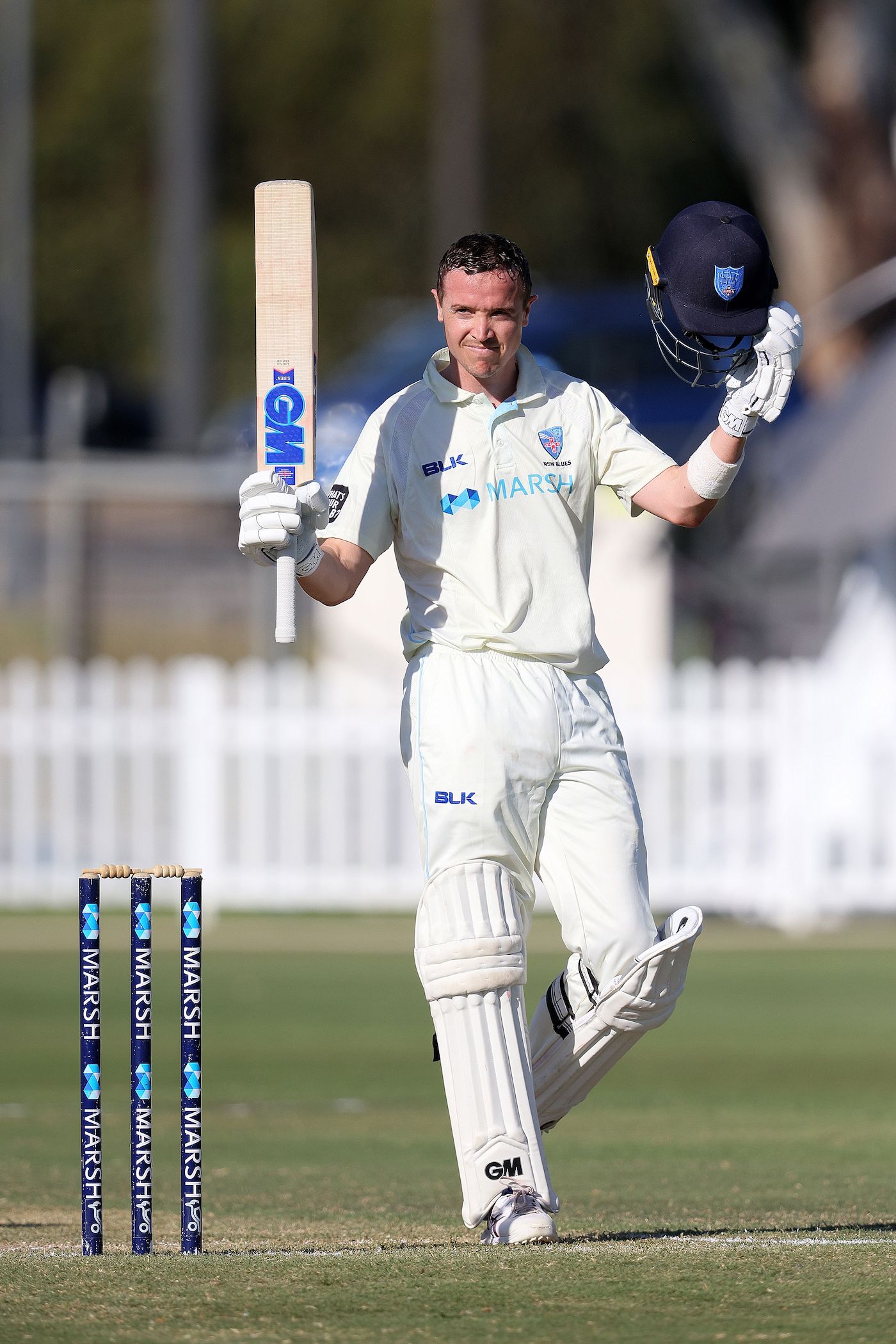 Nick Larkin made his fourth first-class century