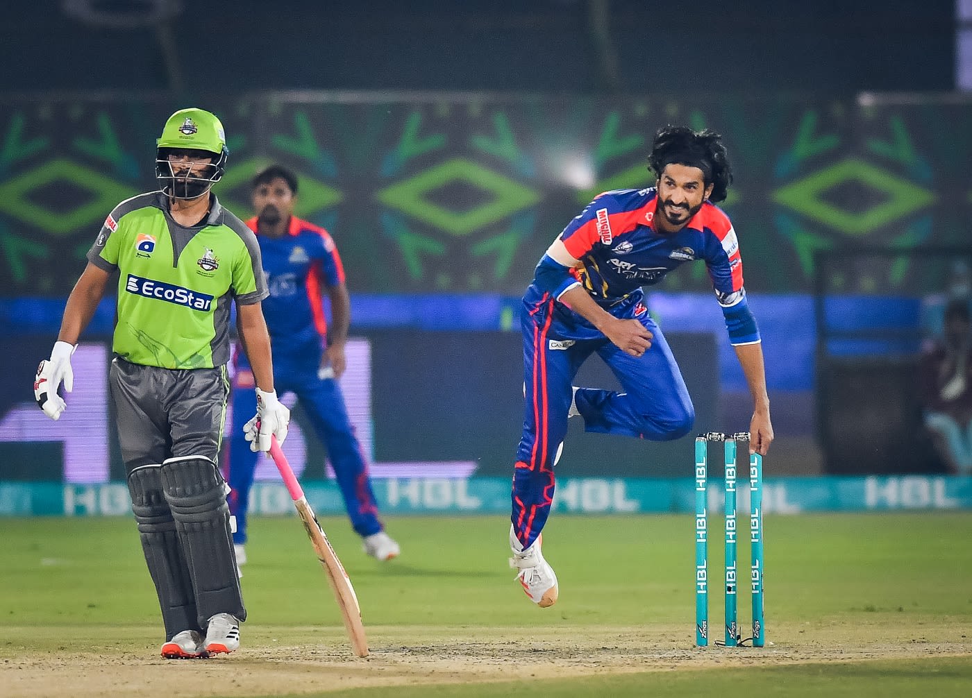 Umaid Asif struck twice in one over